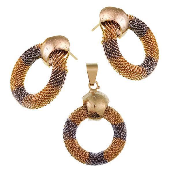 goldene Schmucksets Messing