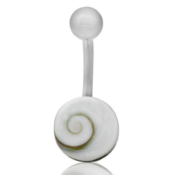 Silber-Bauchnabelpiercing