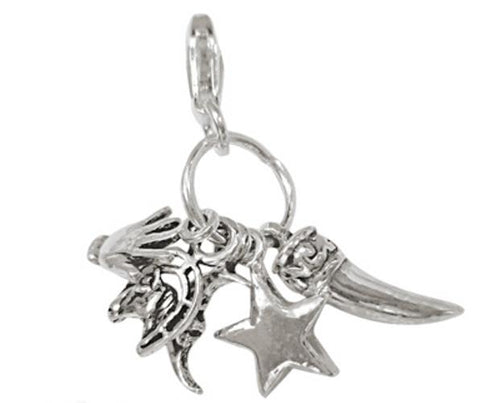 Silberanhänger Schmuck Bund Charm Anhänger 925er Sterling Silber Unisex
