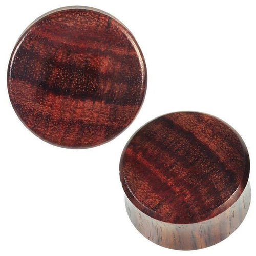 Holz Plug braun natürlich gemasert Tunnel Tribal Expander Organic Ohrplug