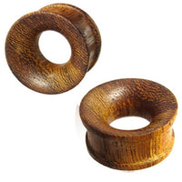 Load image into Gallery viewer, Holz Tunnel Parasitholz Wellenmuster ribbed braun
