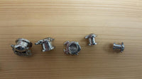 Load image into Gallery viewer, Edelstahl Plug silbern Totenkopf großes Gebiss Haken Skull Schraubplug Tunnel
