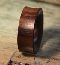 Load image into Gallery viewer, Holz FleshTunnel Eisenholz schwarz Jackfrucht Inlay hell
