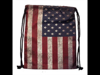 Load image into Gallery viewer, Turnbeutel Länder Flaggen Rucksack verstellbar Kordel 36 x 44 cm
