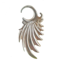 Load image into Gallery viewer, Perlmutt Piercing Hooks Spiralen Flügel 2mm 3mm 4mm Expander Muschel geschnitzt
