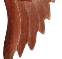 Load image into Gallery viewer, Piercing Holz red sawo wood Flügel Spirale Ohrstecker Expander Handarbeit oval
