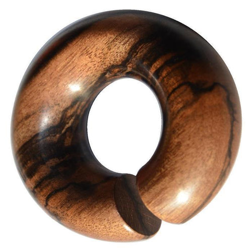 Ohr Holz Piercing Tigerholz Ohrgewicht Ring Donut