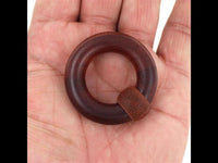 Cargar imagen en el visor de la galería, Captive Bead Klemmkugel Ring Sandelholz Piercing Dehner
