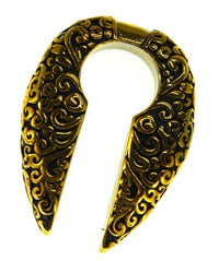 Load image into Gallery viewer, Ohrgewicht 8mm Dehner Edelstahl gold silber Schlüsselloch
