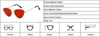 Load image into Gallery viewer, Trend Sonnenbrille dreieckig 400 UV Cateye Metall
