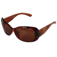 Cargar imagen en el visor de la galería, Die Sonnenbrille Damen Brille im Schlangenhaut Animal Design bietet glänzend getönte Gläser und UV 400 Schutz – für einen stilvollen und sicheren Auftritt.
