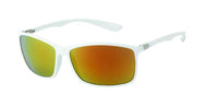 Load image into Gallery viewer, Sonnenbrille Herren dünn 400 UV Rechteck Metallscharnier neon
