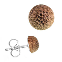 Load image into Gallery viewer, Holzohrstecker Edelstahl Halbkugel verschiedene Holzarten unisex
