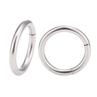 Cargar imagen en el visor de la galería, Universal Piercing Segmentring Klicker Edelstahl silbern Piercingring
