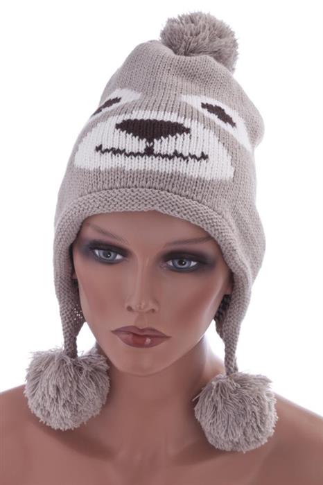Unisex Tiermütze Norwegermütze Nepalmütze Strick in Paige