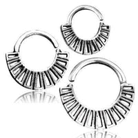 Load image into Gallery viewer, Piercing Ring 925 Silber Labret Tragus Septum Segmente
