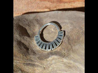 Load image into Gallery viewer, Piercing Ring 925 Silber Labret Tragus Septum Segmente
