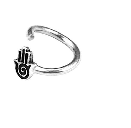 Piercing Ring Hand 925 Silber Labret Tragus 1.2mm