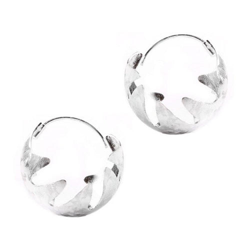 Silberohrringe 925er Silber Ohrringe Ohrhänger Damen Schmuck Creolen Zacken