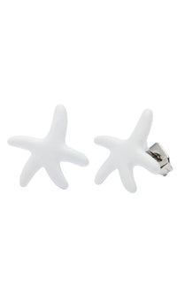 Load image into Gallery viewer, Brass Ohrstecker Stern Sterne bunt Unisex Ohrringe Edelstahl nickelfrei Kommunismus 12 mm
