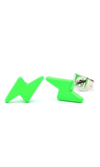 Load image into Gallery viewer, Brass Ohrstecker Stern Sterne bunt Unisex Ohrringe Edelstahl nickelfrei Kommunismus 12 mm
