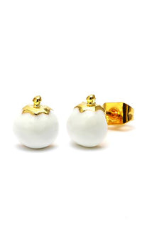 Load image into Gallery viewer, Brass Ohrstecker Stern Sterne bunt Unisex Ohrringe Edelstahl nickelfrei Kommunismus 12 mm
