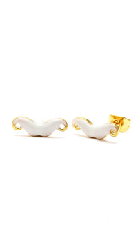 Load image into Gallery viewer, Brass Ohrstecker Stern Sterne bunt Unisex Ohrringe Edelstahl nickelfrei Kommunismus 12 mm
