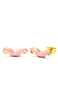 Load image into Gallery viewer, Brass Ohrstecker Stern Sterne bunt Unisex Ohrringe Edelstahl nickelfrei Kommunismus 12 mm
