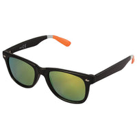 Load image into Gallery viewer, Sonnenbrille Unisex Nerd Brille verspiegelt Bügel gestreift bunt 400 UV
