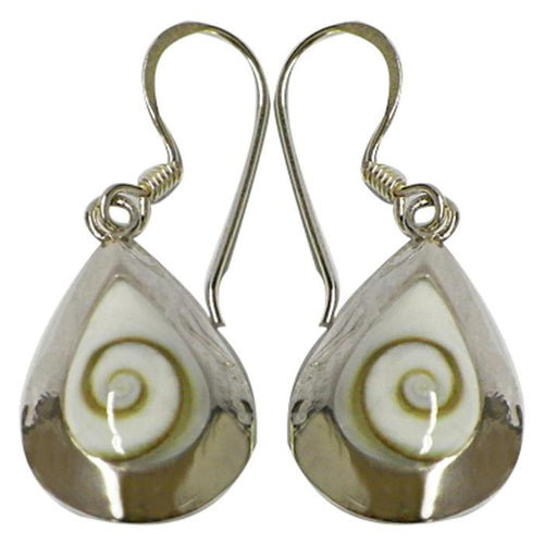 Shivaauge Silberohrringe Tropfen massiv Ohrringe 925er Sterling Silber Shiva Auge Eye Damen Schmuck