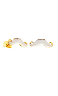 Load image into Gallery viewer, Brass Ohrstecker Stern Sterne bunt Unisex Ohrringe Edelstahl nickelfrei Kommunismus 12 mm
