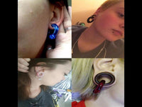 Load image into Gallery viewer, Ball Closure Piercing Klemmkugel Ring rot Acryl - chic - net.de
