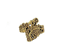 Load image into Gallery viewer, Ear cuff Dread Lock Bead Messing gold Blümchen - chic - net.de
