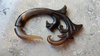 Cargar imagen en el visor de la galería, Fake Horn Piercing Ornament Hook Spirale dunkel - chic - net.de
