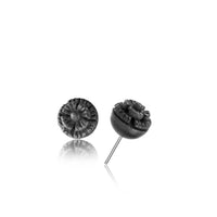 Cargar imagen en el visor de la galería, Gewindelose Piercing Enden 0.45mm Holz Blume 5mm - chic - net.de

