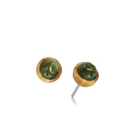 Load image into Gallery viewer, Gewindelose Piercing Enden 0.45mm Holz Stein Halbkugel - chic - net.de
