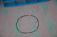Load image into Gallery viewer, Halskette Lavastein 925 Sterling Silber vergoldet 43cm - chic - net.de
