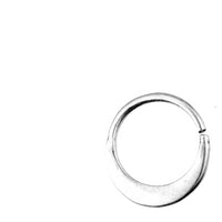 Load image into Gallery viewer, Nasenring Septum Ohr Piercing Ring 925 Silber Sichel - chic - net.de
