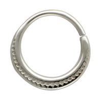 Load image into Gallery viewer, Nasenring Septum Piercing Edelstahl Pünktchen Sichel - chic - net.de
