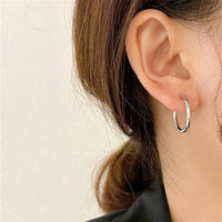 Load image into Gallery viewer, Ohrringe 925 Silber vergoldet 10mm kleine Creolen - chic - net.de
