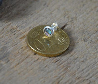Load image into Gallery viewer, Ohrstecker 925 Silber E - Coat Muschel bunt rund - chic - net.de
