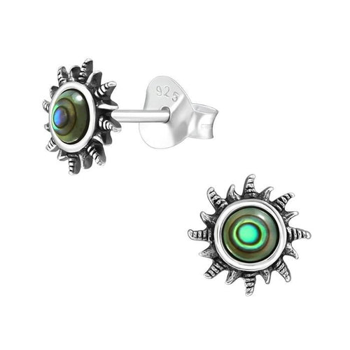 Ohrstecker 925 Sterling Silber Abalone E - Coat Sonne - chic - net.de