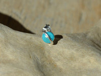 Load image into Gallery viewer, Ohrstecker 925 Sterling Silber mint Opal E - Coat Saturn - chic - net.de

