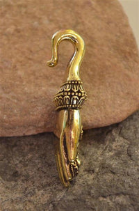 Load image into Gallery viewer, Piercing 36g Ohrgewicht Brass 6mm Buddha Hand - chic - net.de
