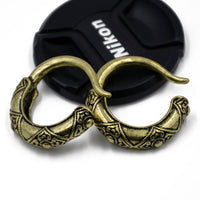 Load image into Gallery viewer, Piercing Ohrgewicht 29g Messing Creolen Hoops 6mm Hook - chic - net.de
