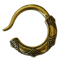 Load image into Gallery viewer, Piercing Ohrgewicht 29g Messing Creolen Hoops 6mm Hook - chic - net.de
