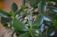 Load image into Gallery viewer, Ring Eule dunkel oxidiert glänzend 925 Sterling Silber - chic - net.de
