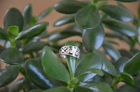 Load image into Gallery viewer, Silberring Blume spiralig 925er Sterling Silber Ring - chic - net.de
