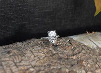 Load image into Gallery viewer, Silberring filigran Eule 925 Sterling Silber Ring - chic - net.de
