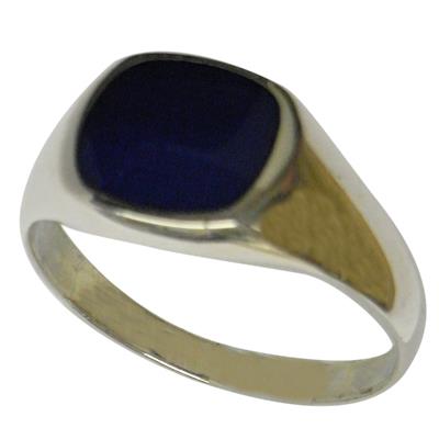 Silberring mit Lapis - chic - net.de